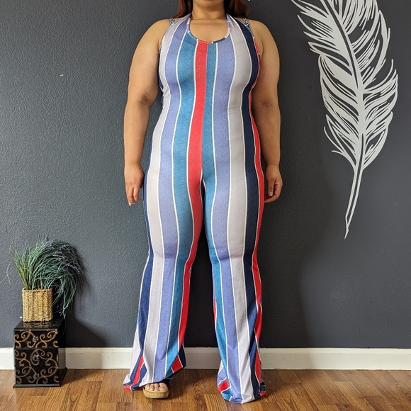 Shein Striped Jumpsuit - Picture 6 of 9